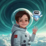 Uzay Temalı - İsme Özel Masal Kitabı - Görsel 12