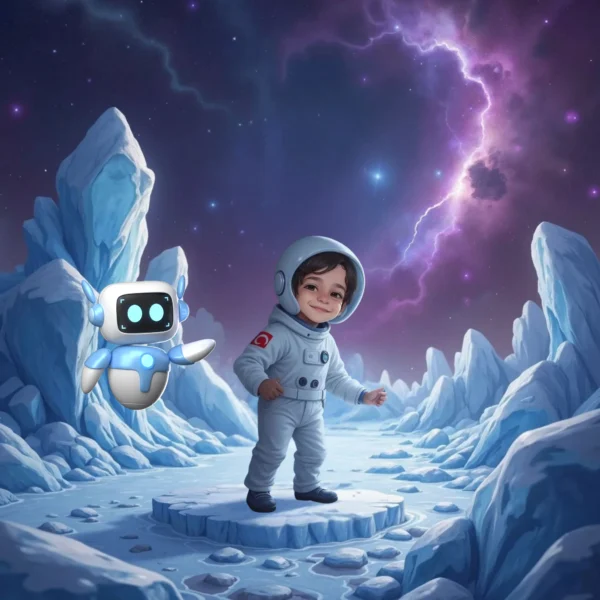 Uzay Temalı - İsme Özel Masal Kitabı - Görsel 13