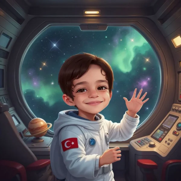 Uzay Temalı - İsme Özel Masal Kitabı - Görsel 14