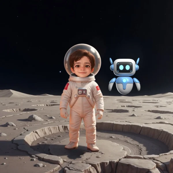 Uzay Temalı - İsme Özel Masal Kitabı - Görsel 4