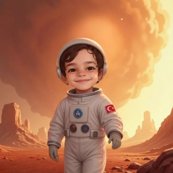 Uzay Temalı - İsme Özel Masal Kitabı - Görsel 5