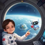 Uzay Temalı - İsme Özel Masal Kitabı - Görsel 6