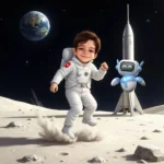 Uzay Temalı - İsme Özel Masal Kitabı - Görsel 7