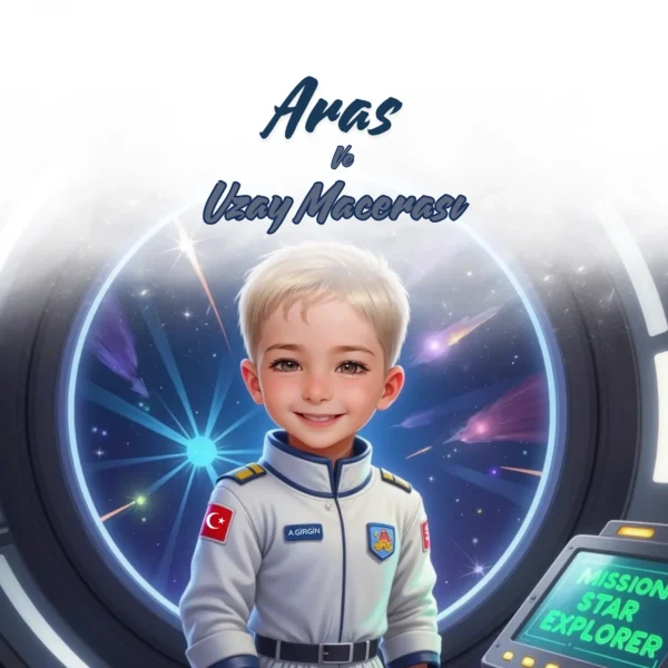 uzay isme ozel masal1 Uzay Temalı - İsme Özel Masal Kitabı - Görsel 1