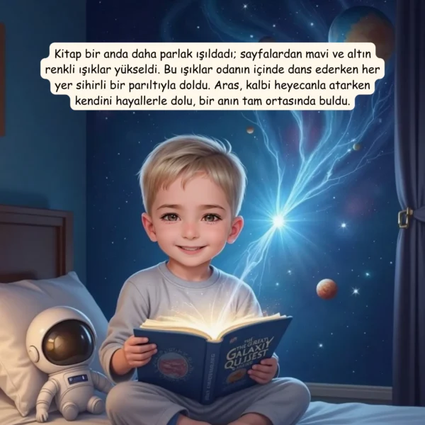 Uzay Temalı - İsme Özel Masal Kitabı - Görsel 3