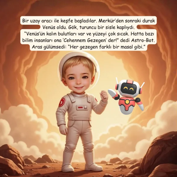 Uzay Temalı - İsme Özel Masal Kitabı - Görsel 5