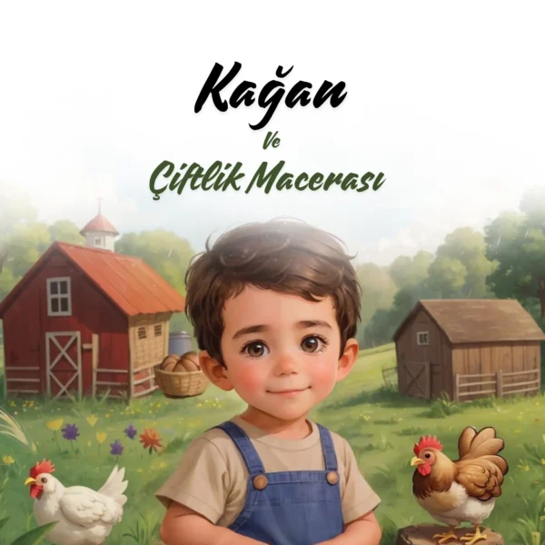 isme ozel masal ciftlik temasi (7) Çiftlik Temalı İsme Özel Masal Kitabı - Görsel 1