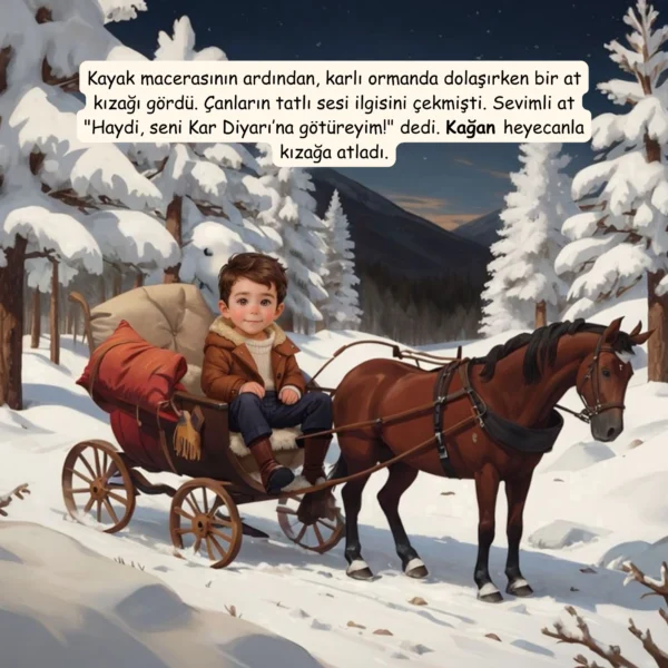 Kış Temalı İsme Özel Masal Kitabı - Görsel 5