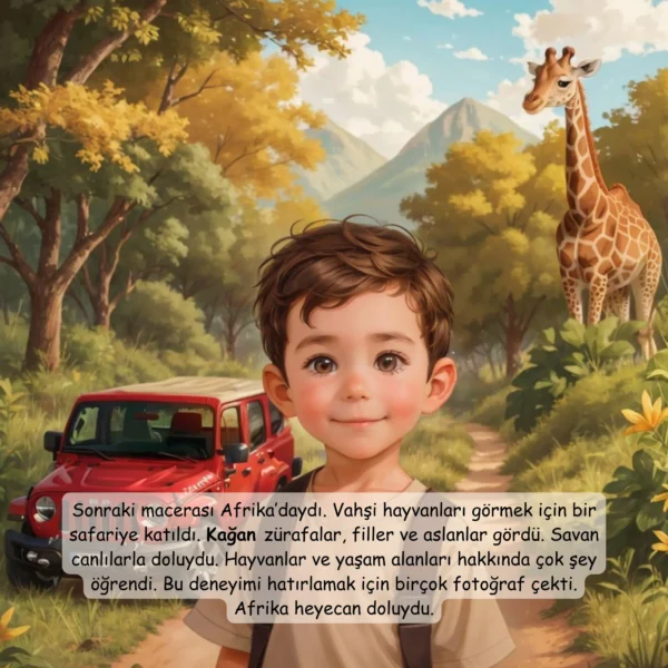 Seyahat Temalı İsme Özel Masal Kitabı - Görsel 9