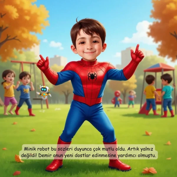 Spiderman Masalı - İsme Özel Masal Kitabı - Görsel 12