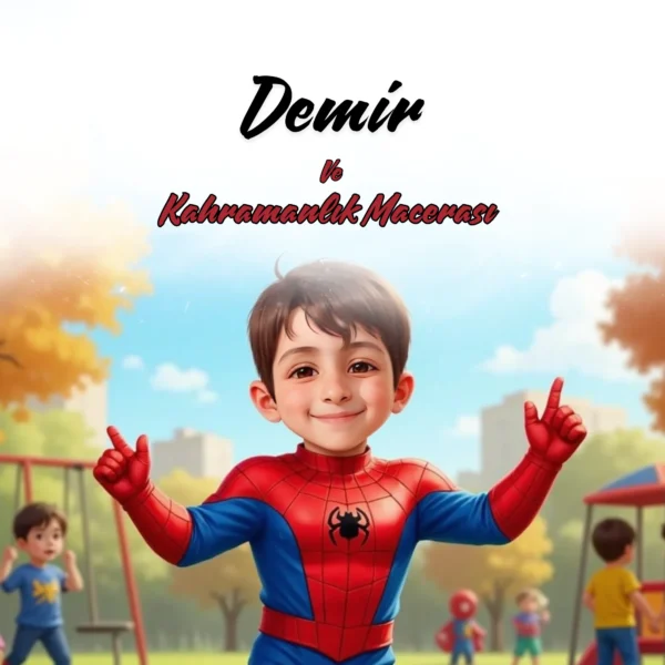 Spiderman Masalı - İsme Özel Masal Kitabı - Görsel 1