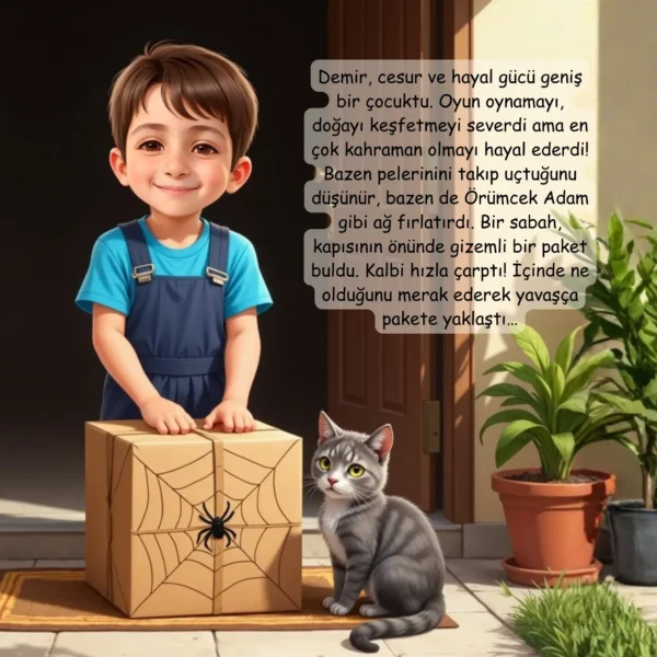 Spiderman Masalı - İsme Özel Masal Kitabı - Görsel 2