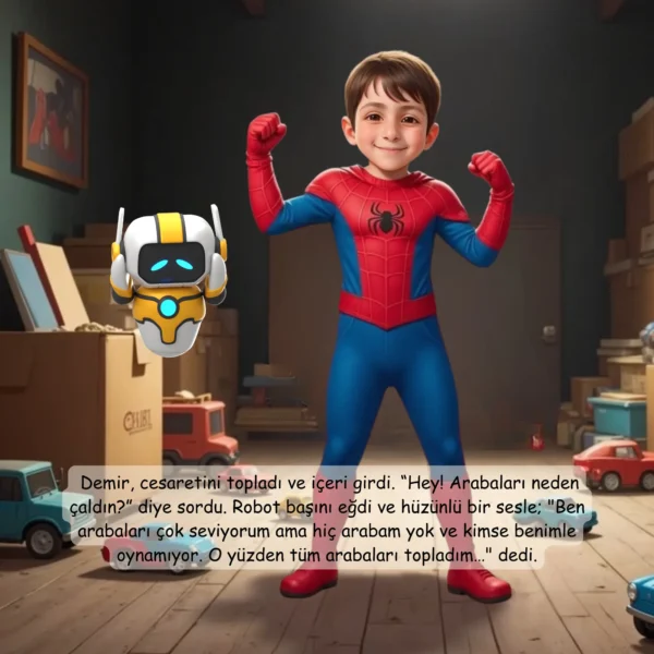 Spiderman Masalı - İsme Özel Masal Kitabı - Görsel 8