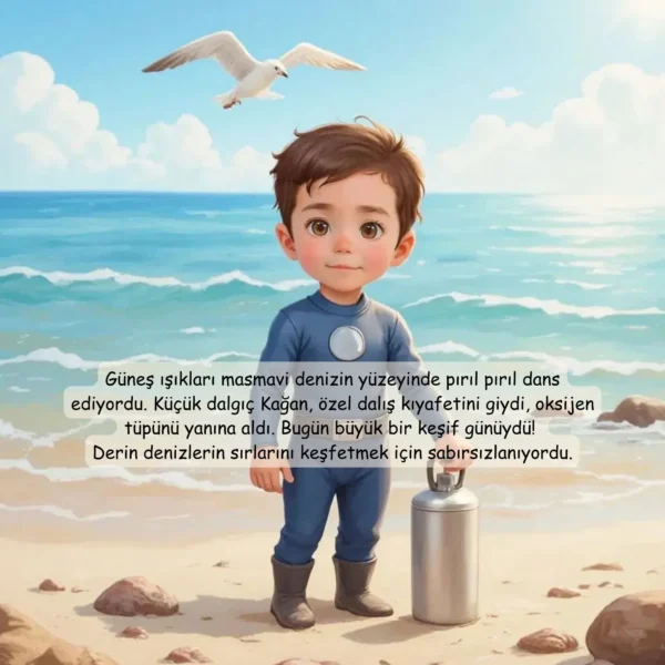 Denizaltı Macerası - İsme Özel Masal Kitabı - Görsel 2