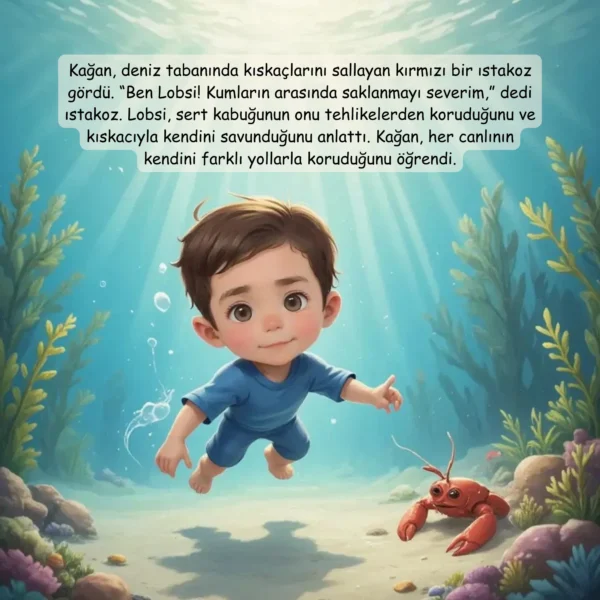 Denizaltı Macerası - İsme Özel Masal Kitabı - Görsel 6