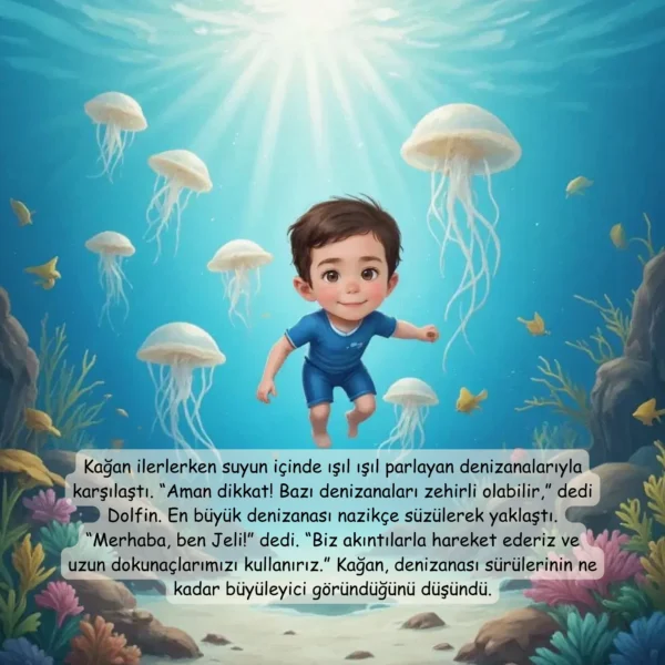 Denizaltı Macerası - İsme Özel Masal Kitabı - Görsel 8