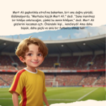 ❤️💛 Sarı Kırmızı Futbol Masalı - İsme Özel Masal Kitabı - Görsel 9