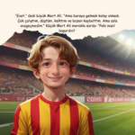 ❤️💛 Sarı Kırmızı Futbol Masalı - İsme Özel Masal Kitabı - Görsel 11