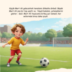 ❤️💛 Sarı Kırmızı Futbol Masalı - İsme Özel Masal Kitabı - Görsel 13