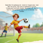 ❤️💛 Sarı Kırmızı Futbol Masalı - İsme Özel Masal Kitabı - Görsel 14