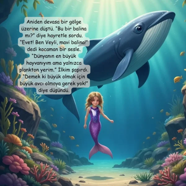 Denizkızı Temalı - İsme Özel Masal Kitabı - Görsel 10