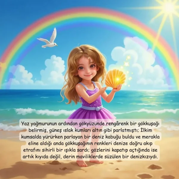 Denizkızı Temalı - İsme Özel Masal Kitabı - Görsel 2