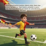 Sarı Kırmızı Futbol Masalı - İsme Özel Masal Kitabı - Görsel 10