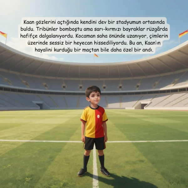Sarı Kırmızı Futbol Masalı - İsme Özel Masal Kitabı - Görsel 5