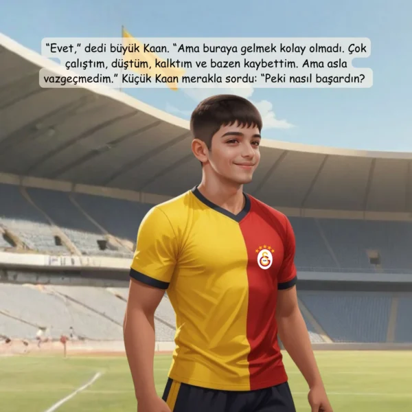 Sarı Kırmızı Futbol Masalı - İsme Özel Masal Kitabı - Görsel 8