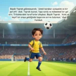 Sarı Lacivert Futbol Masalı - İsme Özel Masal Kitabı - Görsel 11