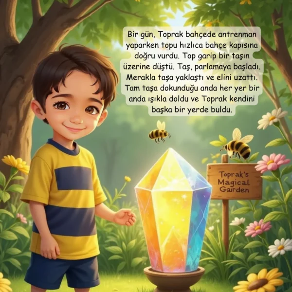 Sarı Lacivert Futbol Masalı - İsme Özel Masal Kitabı - Görsel 4