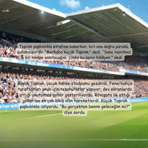 Sarı Lacivert Futbol Masalı - İsme Özel Masal Kitabı - Görsel 6