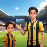 Sarı Lacivert Futbol Masalı - İsme Özel Masal Kitabı - Görsel 7