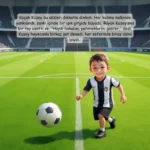 Siyah Beyaz Futbol Masalı - İsme Özel Masal Kitabı - Görsel 10