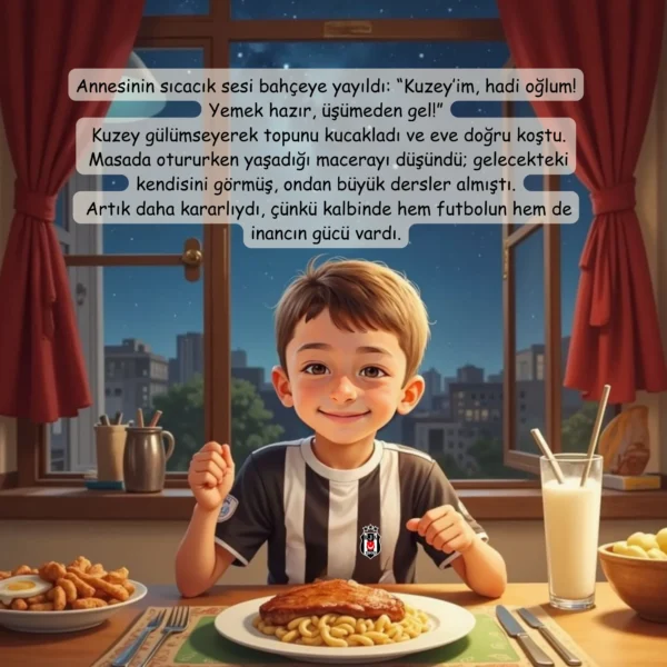 Siyah Beyaz Futbol Masalı - İsme Özel Masal Kitabı - Görsel 13