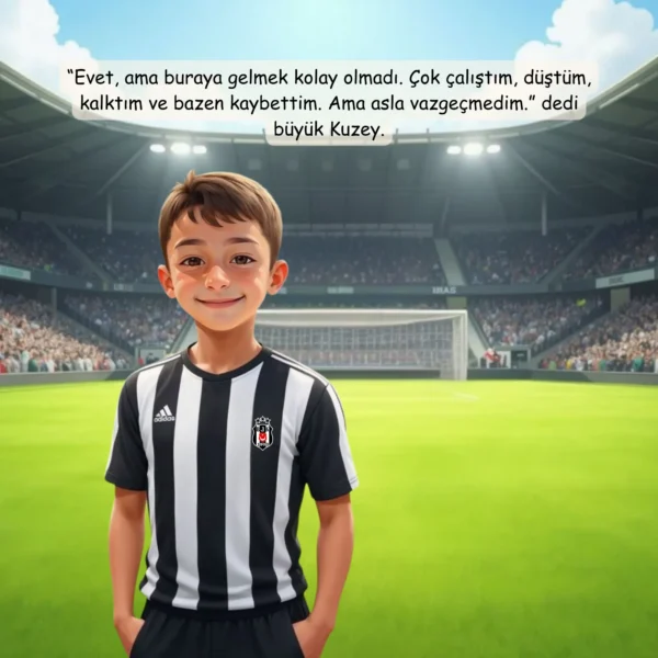 Siyah Beyaz Futbol Masalı - İsme Özel Masal Kitabı - Görsel 7