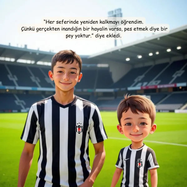 Siyah Beyaz Futbol Masalı - İsme Özel Masal Kitabı - Görsel 8