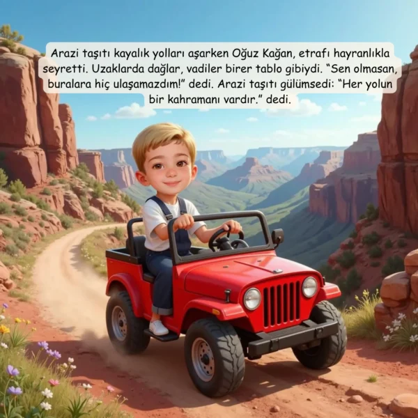 Araba Temalı - İsme Özel Masal Kitabı - Görsel 5