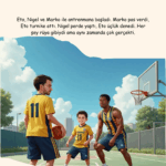 Basketbol Masalı - İsme Özel Masal Kitabı - Görsel 9