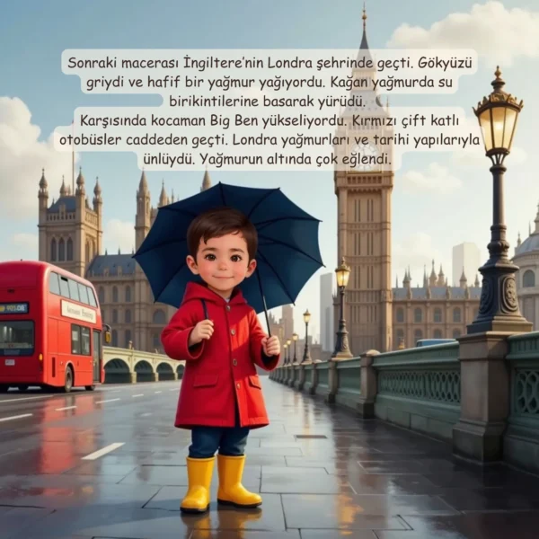 Gezgin Çocuk Temalı İsme Özel Masal Kitabı - Görsel 12