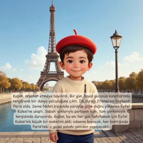 Gezgin Çocuk Temalı İsme Özel Masal Kitabı - Görsel 2