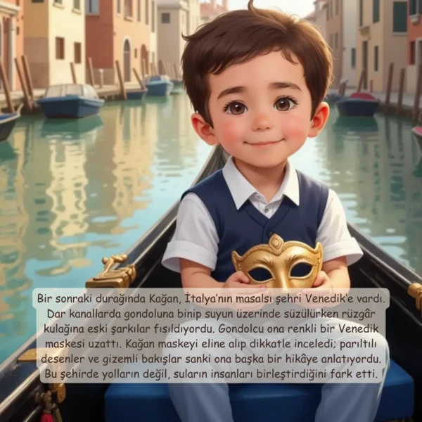 Gezgin Çocuk Temalı İsme Özel Masal Kitabı - Görsel 3