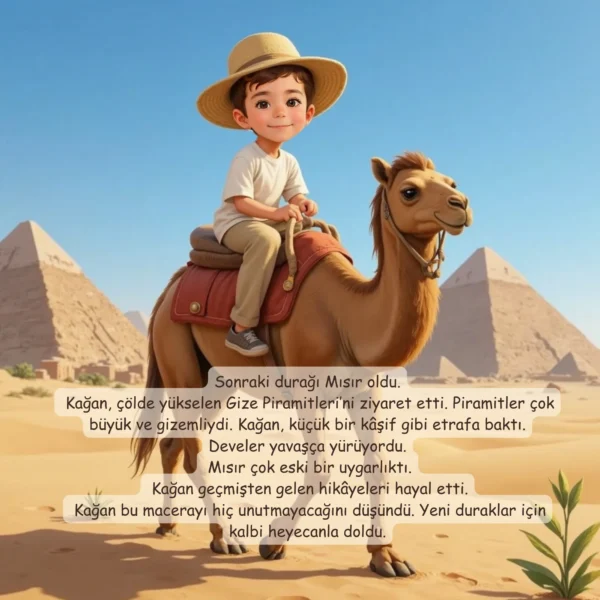 Gezgin Çocuk Temalı İsme Özel Masal Kitabı - Görsel 5