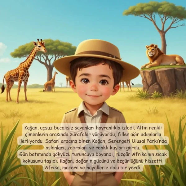 Gezgin Çocuk Temalı İsme Özel Masal Kitabı - Görsel 7