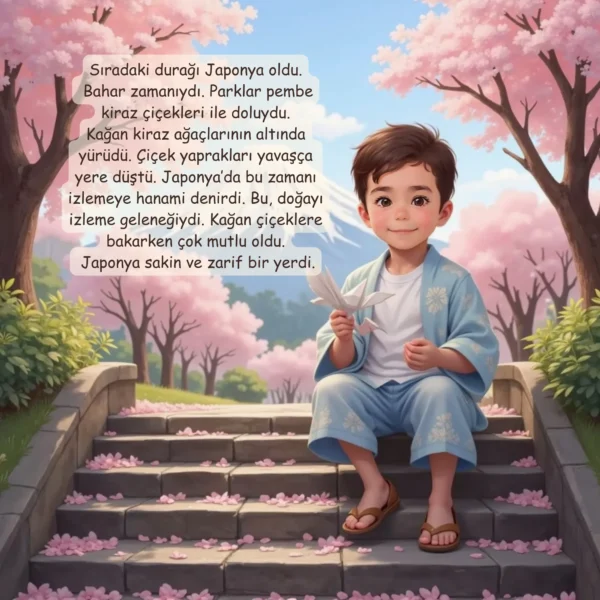 Gezgin Çocuk Temalı İsme Özel Masal Kitabı - Görsel 9