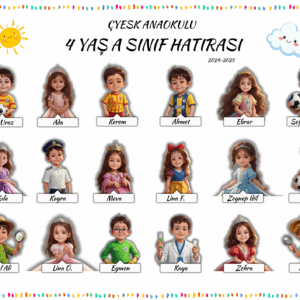 Sınıf Hatıra Posteri - A3 / A4