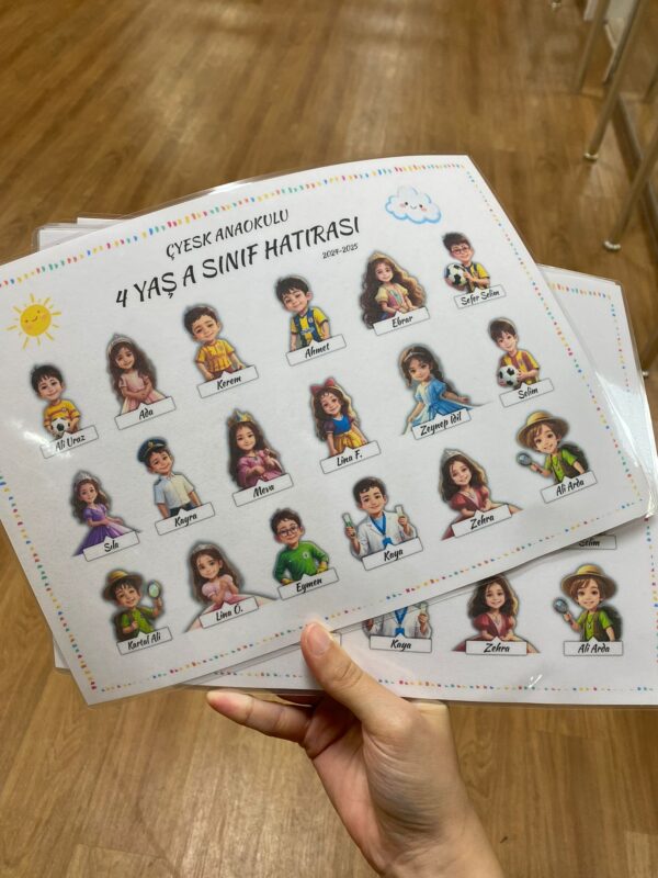 Sınıf Hatıra Posteri - A3 / A4 - Görsel 3