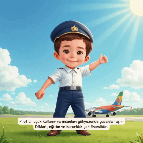 Meslekleri Öğreniyoruz - İsme Özel Eğitim Kitabı - Görsel 15