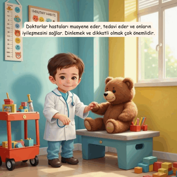 Meslekleri Öğreniyoruz - İsme Özel Eğitim Kitabı - Görsel 5